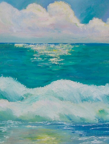 Seascape oil painting  by Sadie T Gordon
