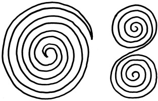 Drawings of the Spiral Map of Times